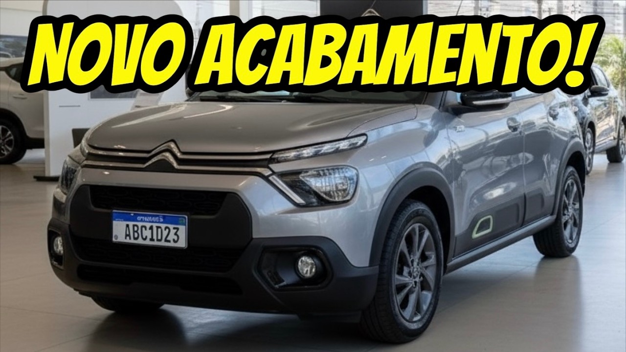 NOVO Citroen C3 2026 - PAINEL DIGITAL, MELHOR ACABAMENTO INTERNO! AGORA A CITROEN ACERTOU!