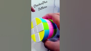 How to make Checker plus pattern in Barrel cube.The last cube pattern of my pattern series #trick