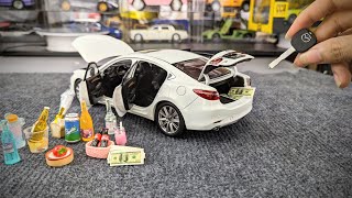 Unboxing of mininature Mazda 6 Atenza 1:18 scale diecact model car