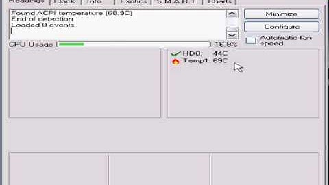 Monitoring your PC temp using SpeedFan
