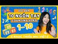  hc m 110  learn numbers in vietnamese  bi ht 10 ngn tay nhc thiu nhi