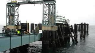 Mukilteo to Clinton Ferry Arrives in Clinton