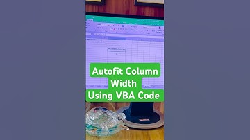 Autofit Column Width in Excel using VBA Code #delhi #viralvideo #shorts #delhishorts