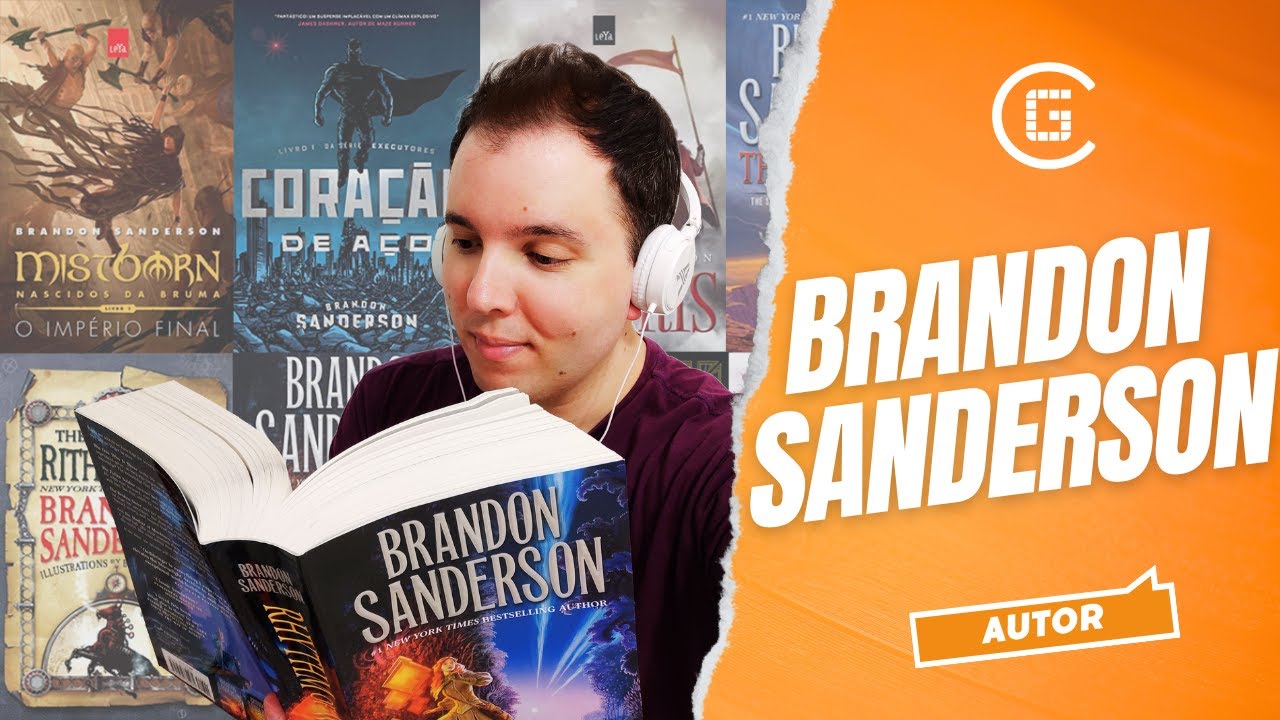 BRANDON SANDERSON: Simplesmente o MELHOR autor de fantasia da atualidade! 