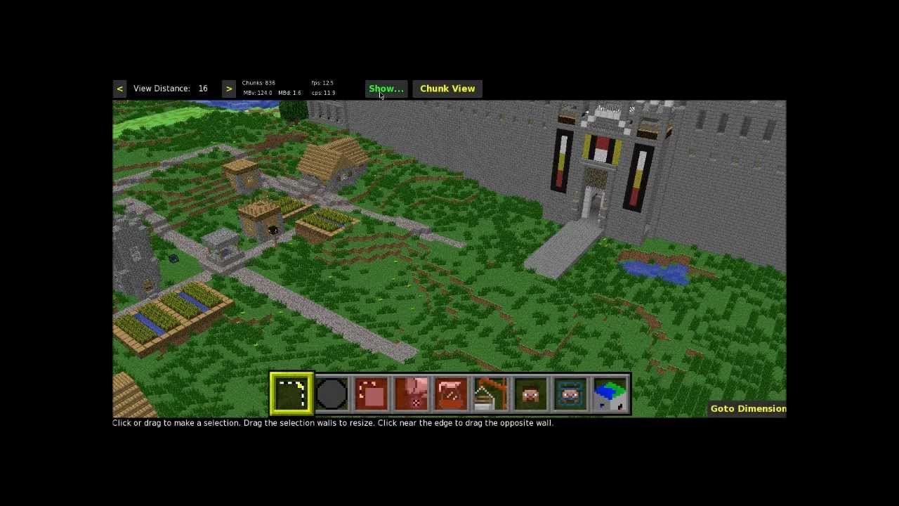 Туториал по редактору майнкрафт McEdit 0.1.1 + скачать (download)