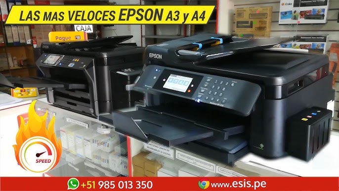 Impresora A3 Multifuncional Epson Sistema Continuo EcoTank L1455 Duplex  Inalámbrica (326811) – Improstock