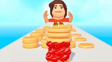 Pancake Run - All Levels Gameplay Android,ios Game