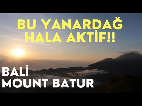 Video: Batur Dağı'na Tırmanma, Bali, Endonezya