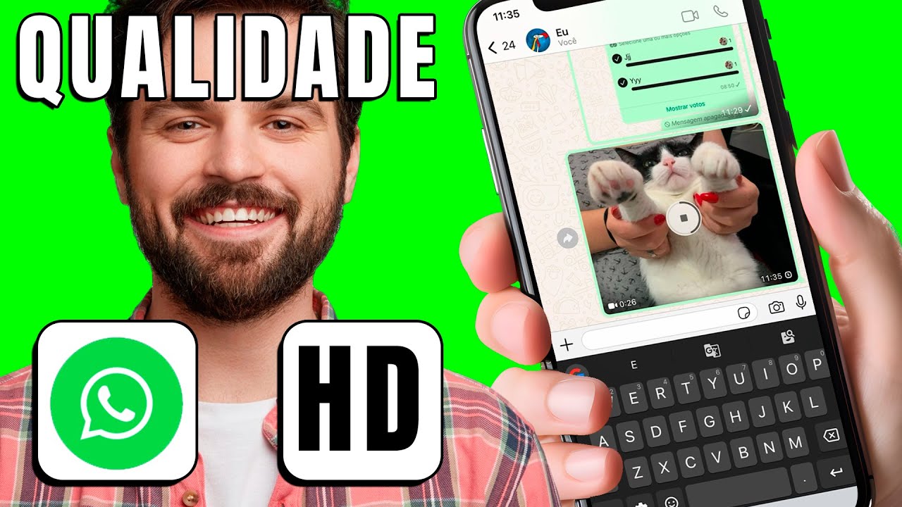 Como enviar um vídeo de alta qualidade no WhatsApp - Guia completo ...