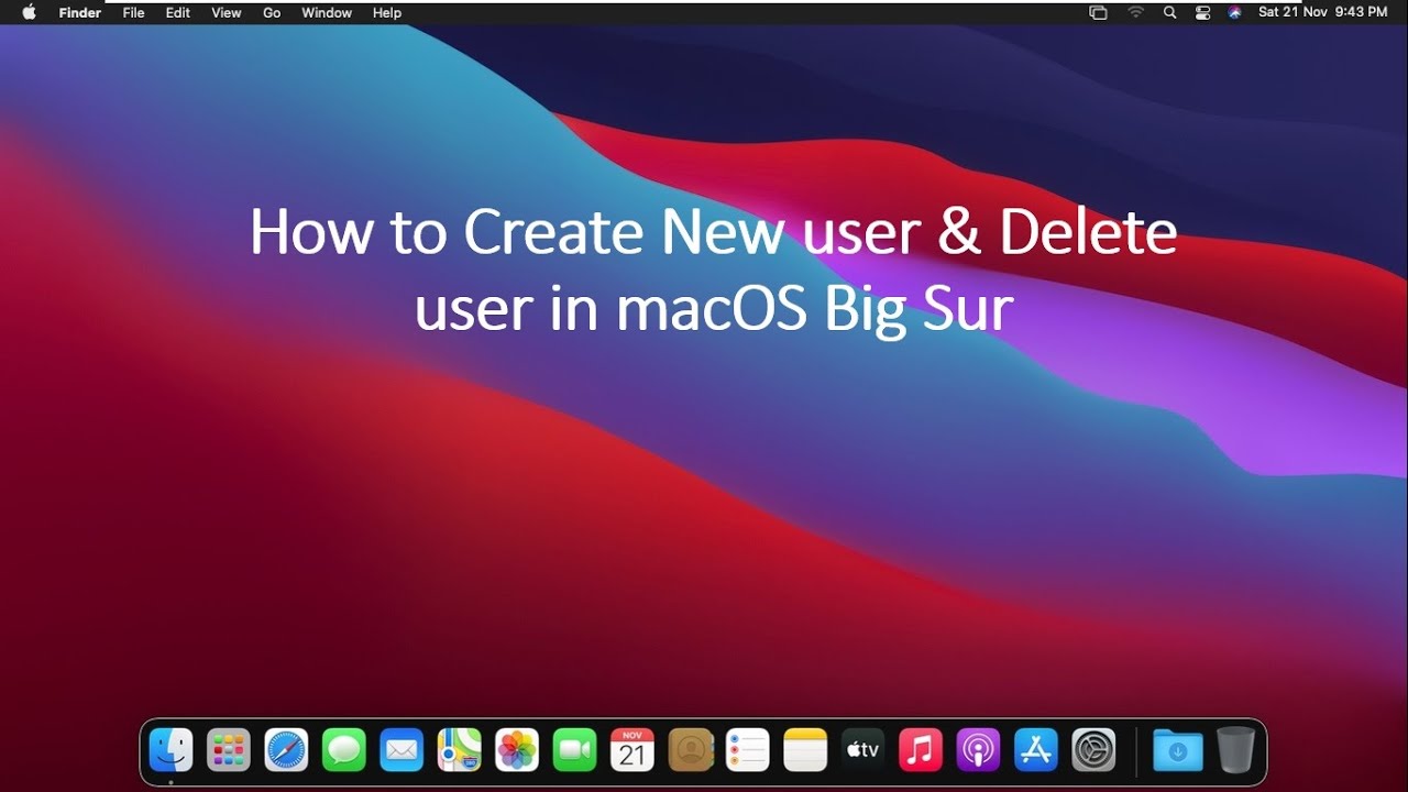 how to add a user account to mac os