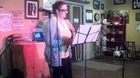 Elizabeth Colvin Performing at The La Vie Boheme B...