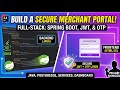 Build a Secure Merchant Portal with Spring Boot, JWT & OTP Login #viral #springboot #website #ai