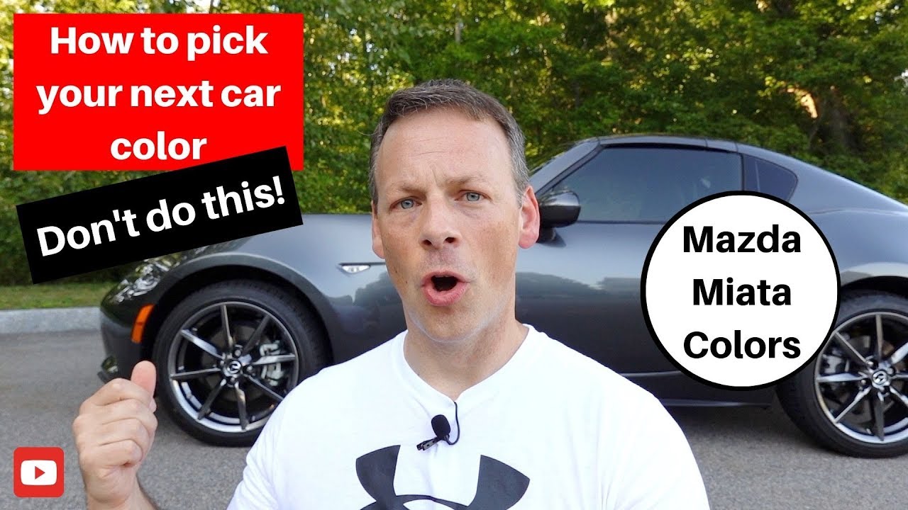 Цвета экстерьера Mazda MX-5 Miata 2019 года