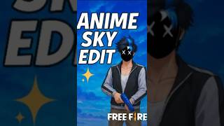 Free Fire Anime Sky Changing Video | FF Cinematic Anime Edit | CapCut Tutorial 2025 #shorts​  #viral