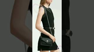 Louis Vuitton Mini Mylockme Chain Pochette, Black, One Size