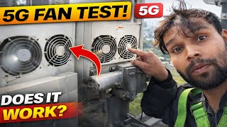 JIO 5G EQUIPMENT FAN TEST #telecom #vlog 