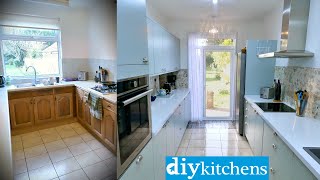 British Guy Transforms His Parents' Old Kitchen in 20 Minutes - diy kitchens