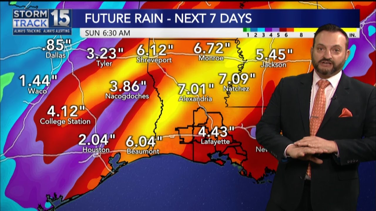 Flood Watch Issued Ahead of Midweek Heavy Rain - YouTube