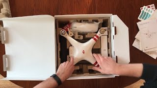 Dji phantom 3 standard drone unboxing + setup!!!