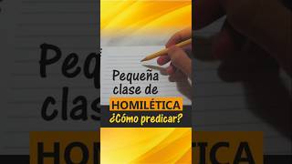 Pequeña clase de homilética - La diferencia entre sermones textuales y temáticos