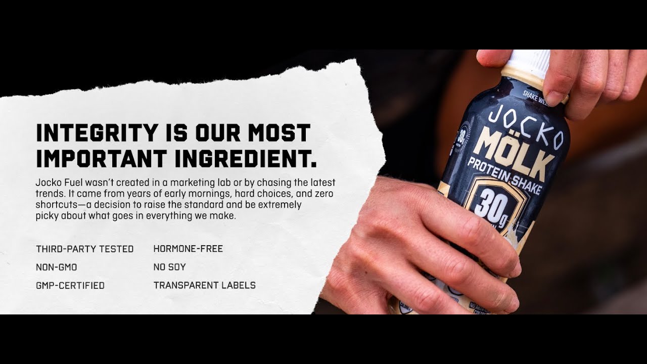 Jocko Mölk Protein Shake Review | 30g Grass-Fed Protein, Keto Friendly, No Added Sugar!