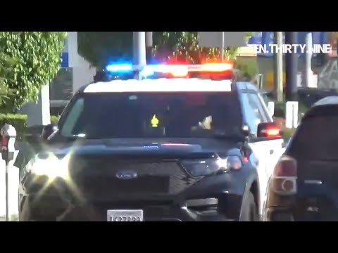 LAPD RESPONDING CODE 3 TRAFFIC COLLISION