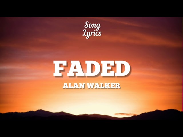 Alan Walker - Faded ( Lyrics ) 🎵 class=