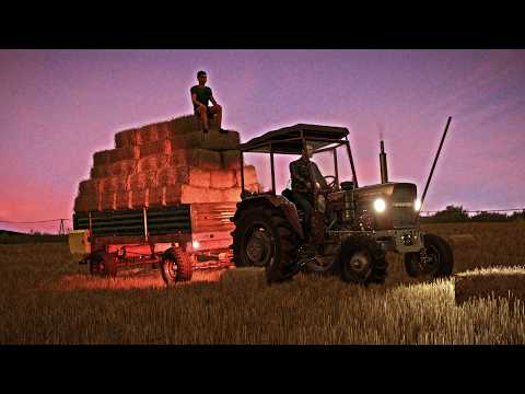 Vacation in Boćkowo - Rafałek at the helm of a Bizon, a young man's dilemmas, straw collection an...