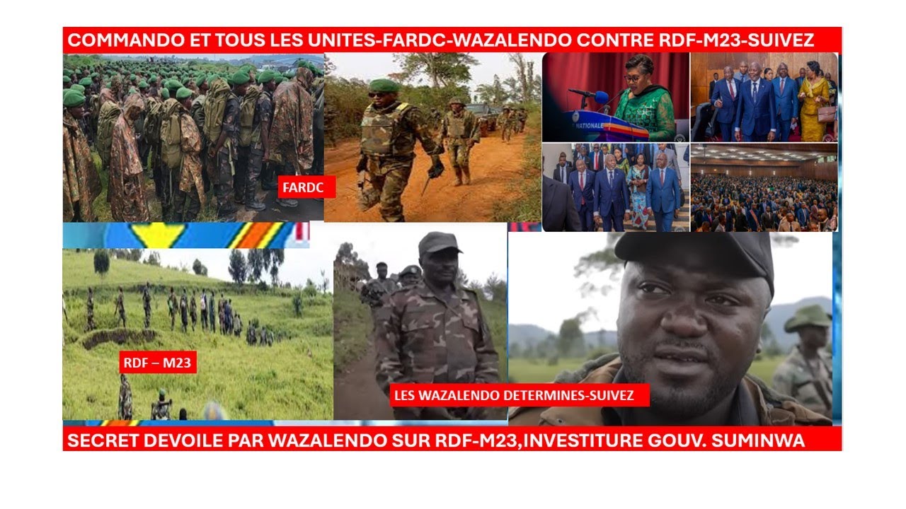 Rdf Commandos 11/6/MATCH EBALUKI-COMMANDO ET TOUS-UNITES-FARDC-WAZALENDO CONTRE RDF ...