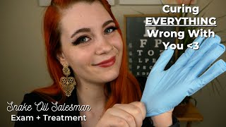 ASMR 💊 Curing EVERYTHING Wrong With You 💕 | Snake Oil Salesman | Soft Spoken RP screenshot 3