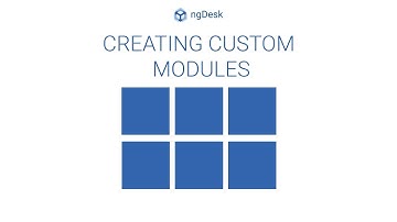 Creating Custom Modules - ngDesk Tutorial