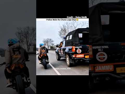 Police Ko Mamu Bana Diya😂#trending #viral #motovlog #bikelover #vlog #shorts #rider #funny #comedy
