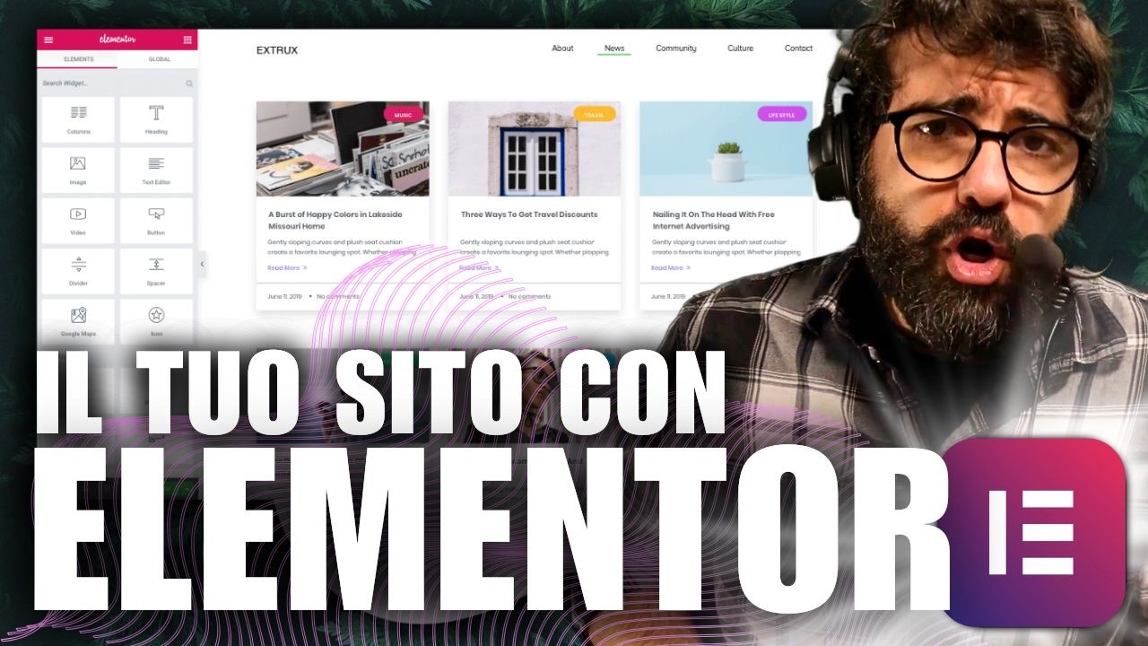 ELEMENTOR 🚀 CORSO COMPLETO per creare un SITO WORDPRESS da ZERO ...