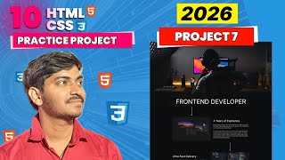 #7 - Service Page Website | HTML CSS 10 Practice Projects for Beginners | 2026 | Hindi