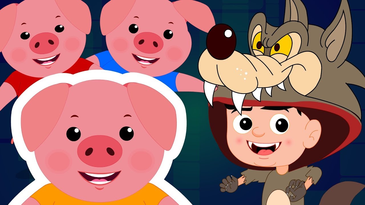 I TRE PORCELLINI bambini canzone i