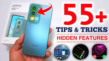 OPPO A5 5g Tips and Tricks | Hidden Features | Top 55+