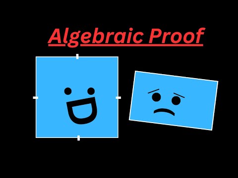 Proof That Squares Maximizes Area Given the Perimeter