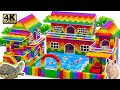How To Make Townhouse With Underground Swimming Pool For Hamster From LEGO