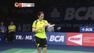 2014 BCA INDONESIA OPEN - SF - WS - Ratchanok Intanon [4] (THA) VS Wang Shixian [2] (CHN)