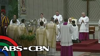 Pope Francis presides over Chrism Mass in St. Peter's Basilica | ABSCBN News
