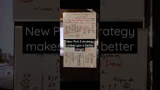 New Pick 3 strategy that makes you a better player. that works off the law of average.