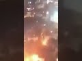 مقطع يوثق لحظة وقوع انفجار تل أبيب بالقرب من السفارة الأميركية الحدث
