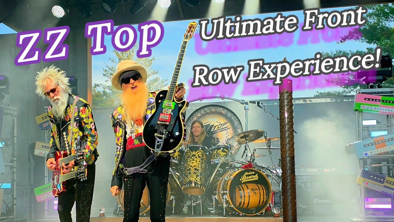 ZZ Top Lincoln Nebraska Front Row 4K