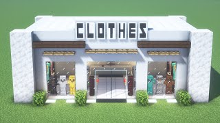 How To Make a Clothing Store - Minecraft Tutorial