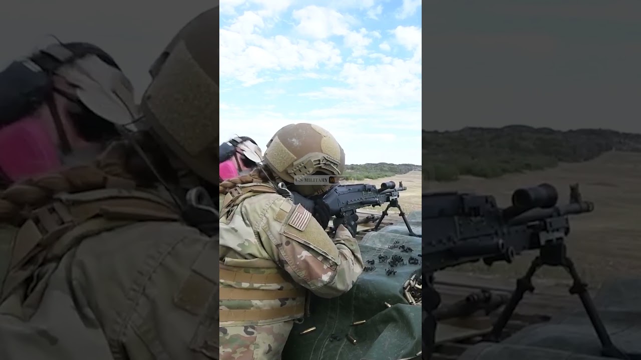 Lightweight machine gun training 