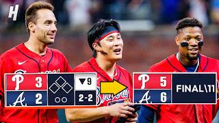 Braves FORCE EXTRAS TWICE, Then WALK IT OFF in the 11th vs Phillies  🔥