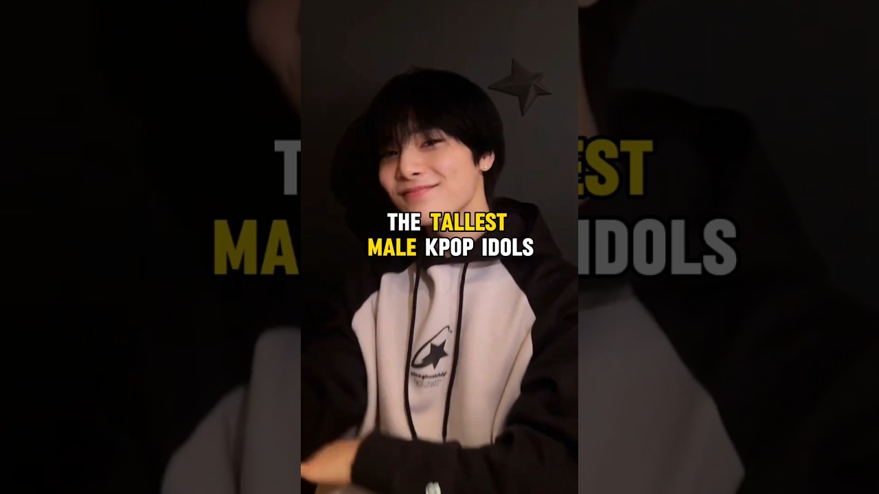 tallest male kpop idols 