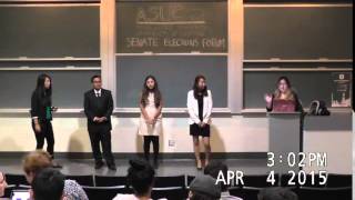 ASUC Senate Candiate Forum 2015