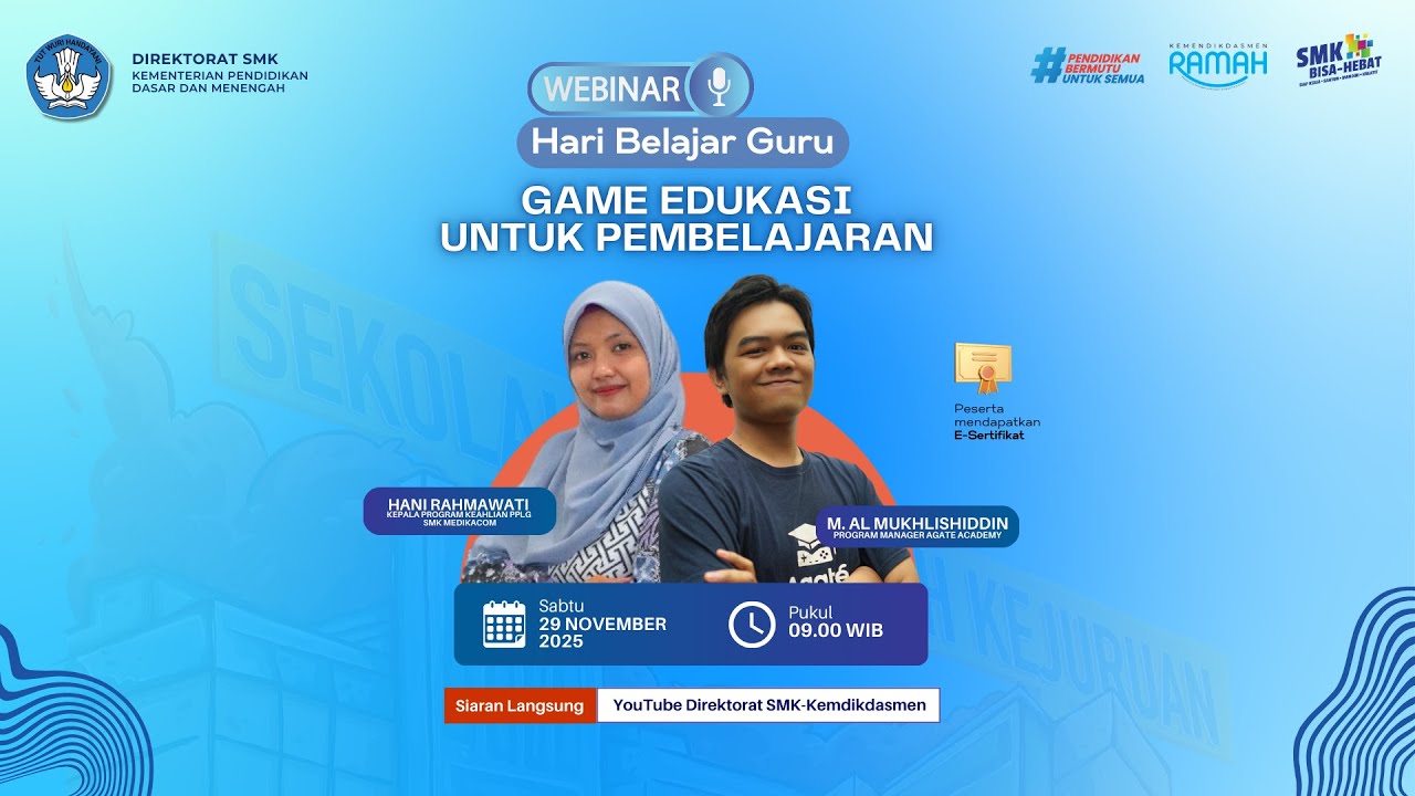 Webinar Hari Belajar Guru - Game Edukasi untuk Pembelajaran