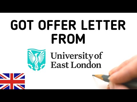 September Intake Offer Letter Came From University Of East London #uel #uel2022